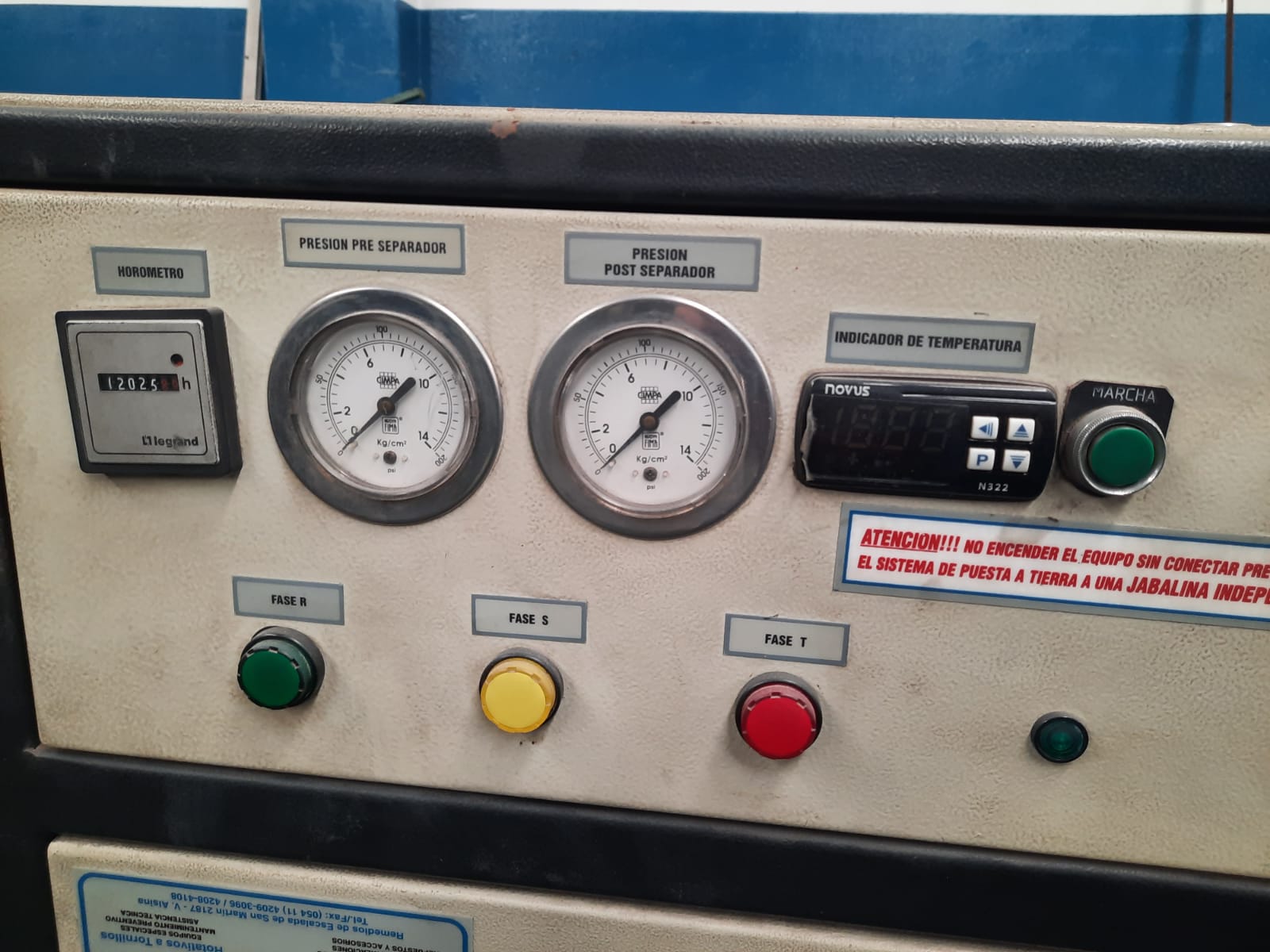 Compresor a tornillo