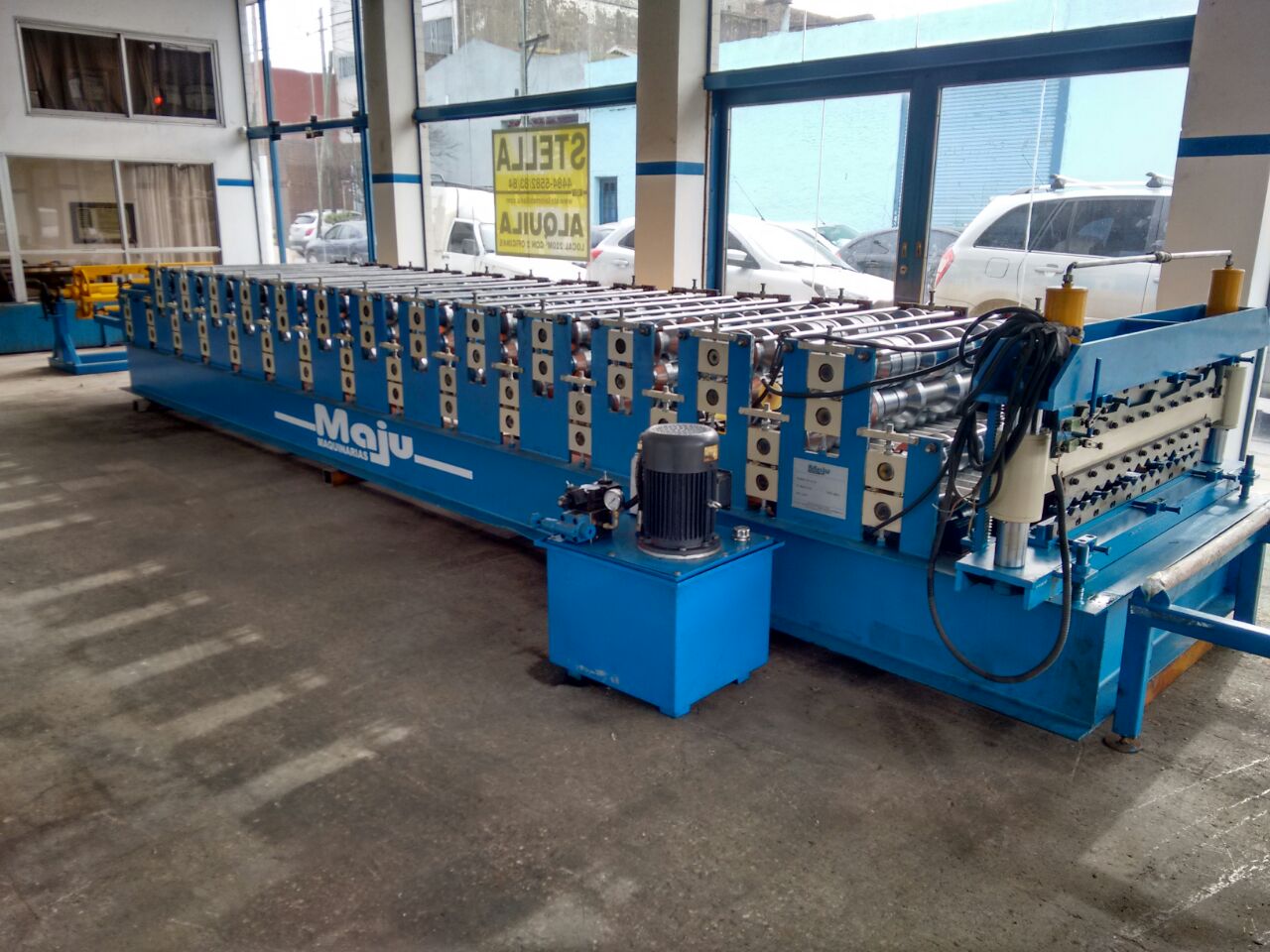 Conformadora para chapa de techo